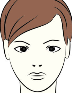 顔を白塗り
