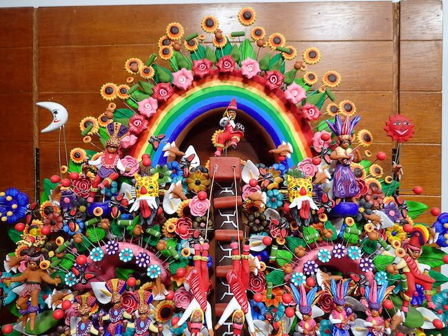 メキシコ 生命の樹 生命の木 ヴィンテージ インテリア雑貨 置物 生命の