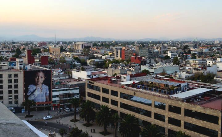 メキシコシティの景色