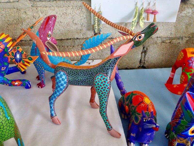 メキシコ民芸品★オアハカのアーティスト作アレブリヘス★フォークアート アレブリヘス ウッドカービング 木彫り人形 オアハカ - メキシコ