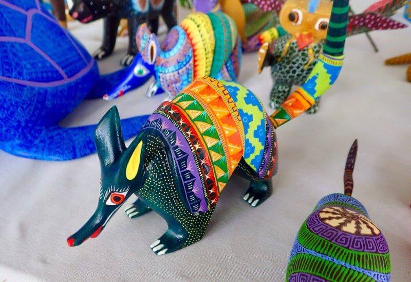 メキシコ民芸品★オアハカのアーティスト作アレブリヘス★フォークアート アレブリヘス ウッドカービング 木彫り人形 オアハカ - メキシコ