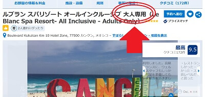 大人専用の表示