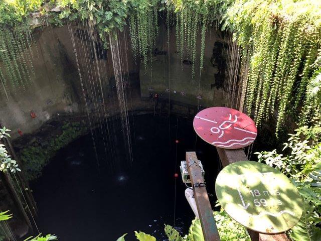 セノーテイキル上から見た
