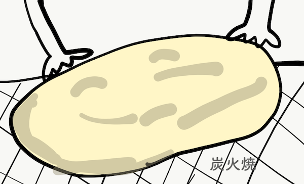 トルティーヤを焼く